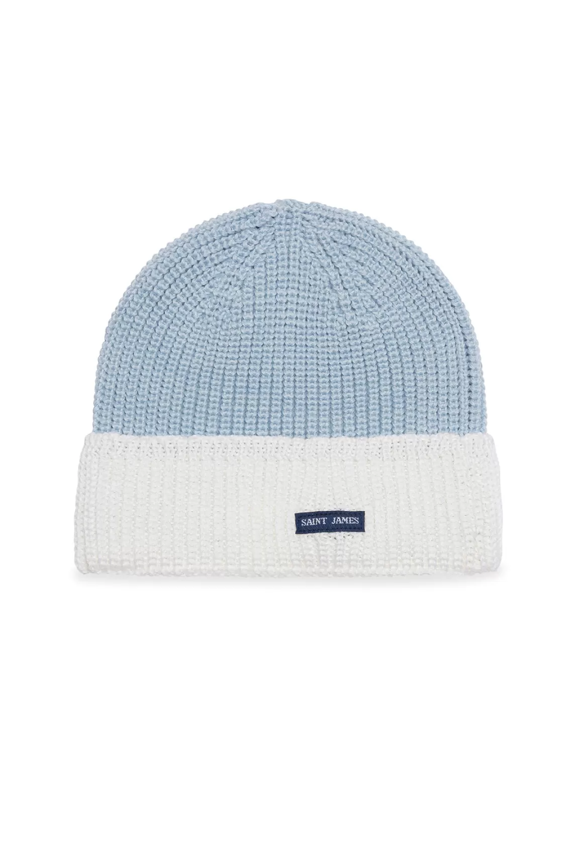 SAINT JAMES Bonnet en laine bicolore Canot