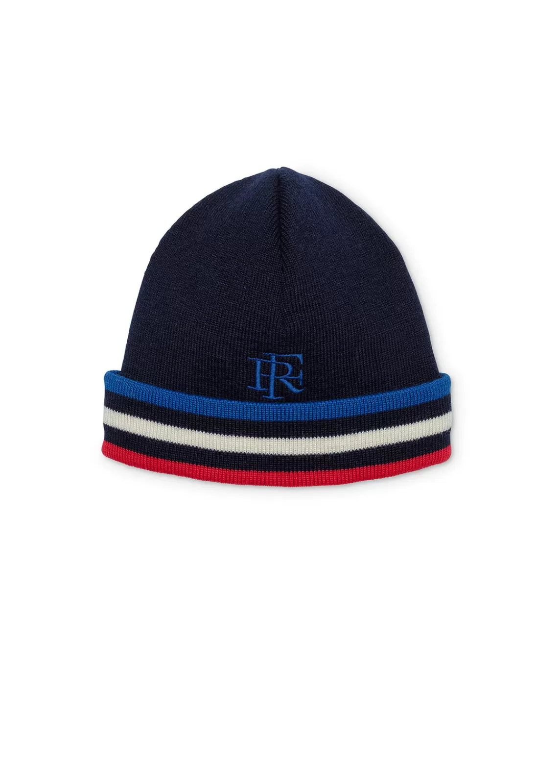 SAINT JAMES Bonnet tricolore en laine