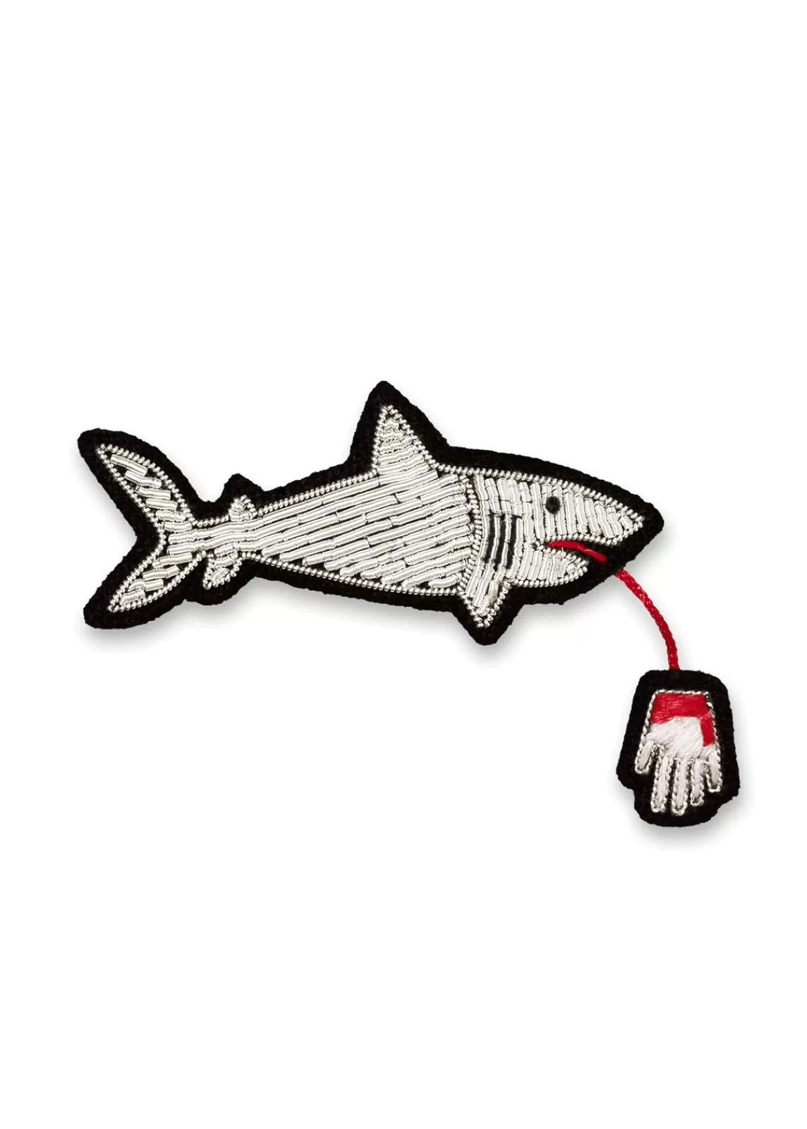 SAINT JAMES Broche brodée Requin