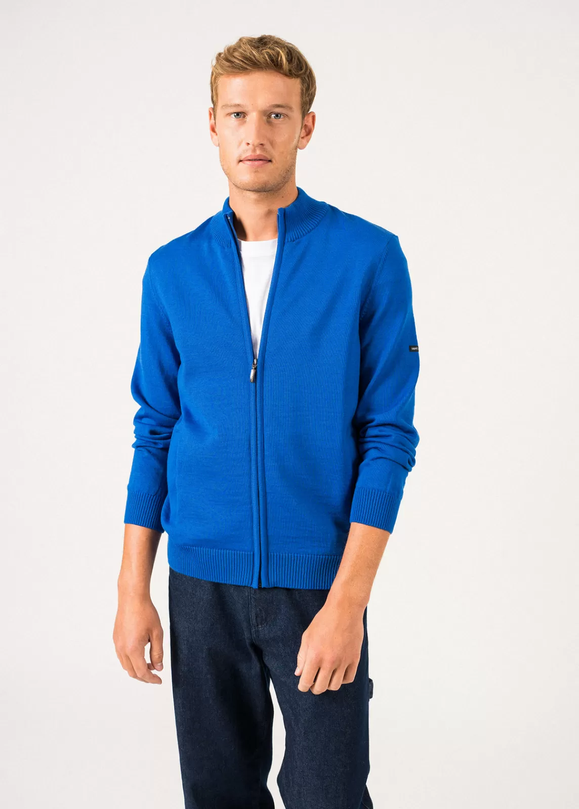 Homme SAINT JAMES Cardigan zippé Colorado