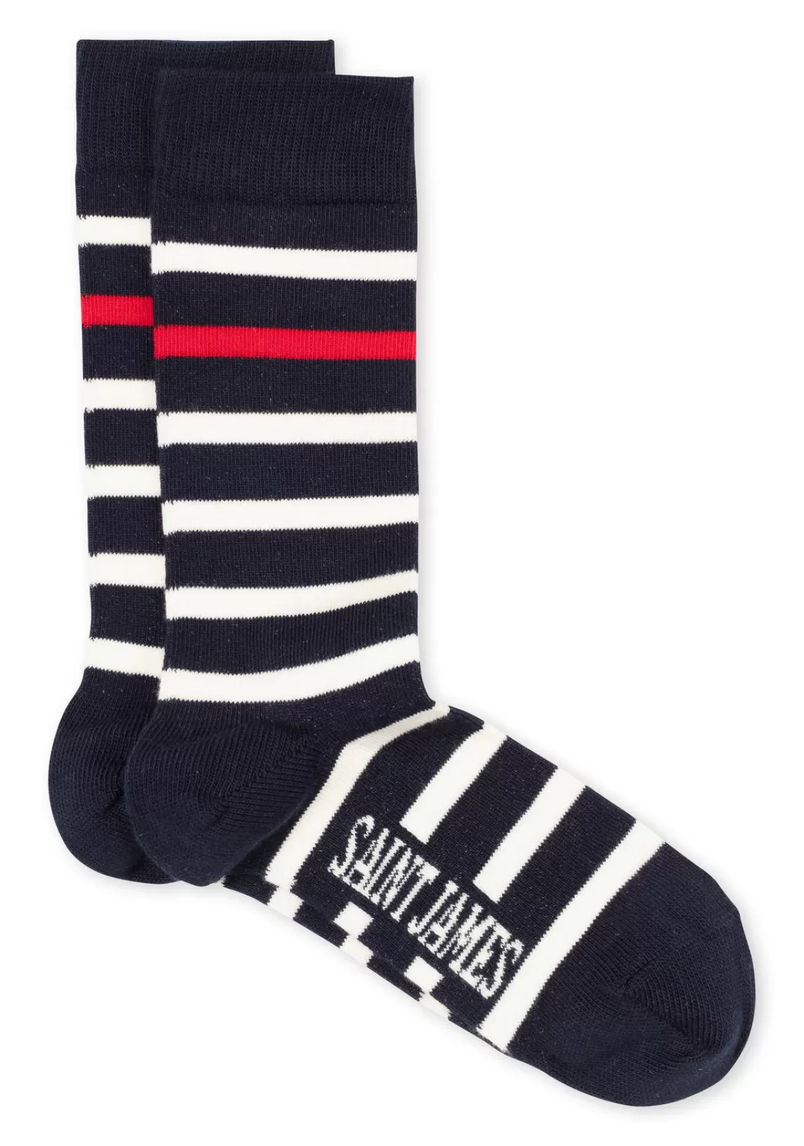 SAINT JAMES Chaussettes marinière Naval