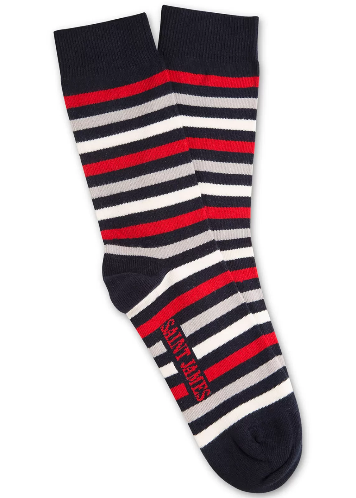 SAINT JAMES Chaussettes rayées multicolores