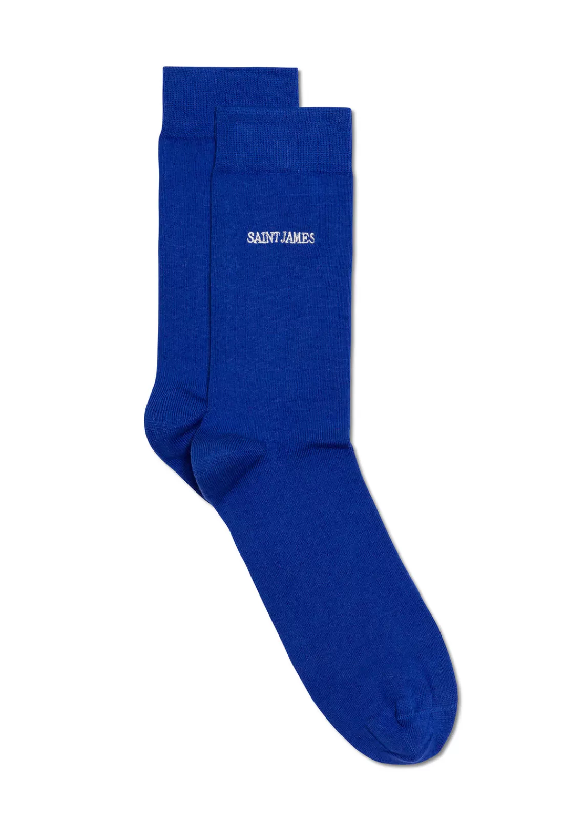 SAINT JAMES Chaussettes unies brodées ''