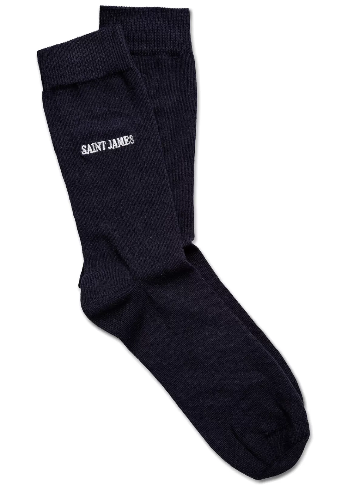 SAINT JAMES Chaussettes unies brodées ''