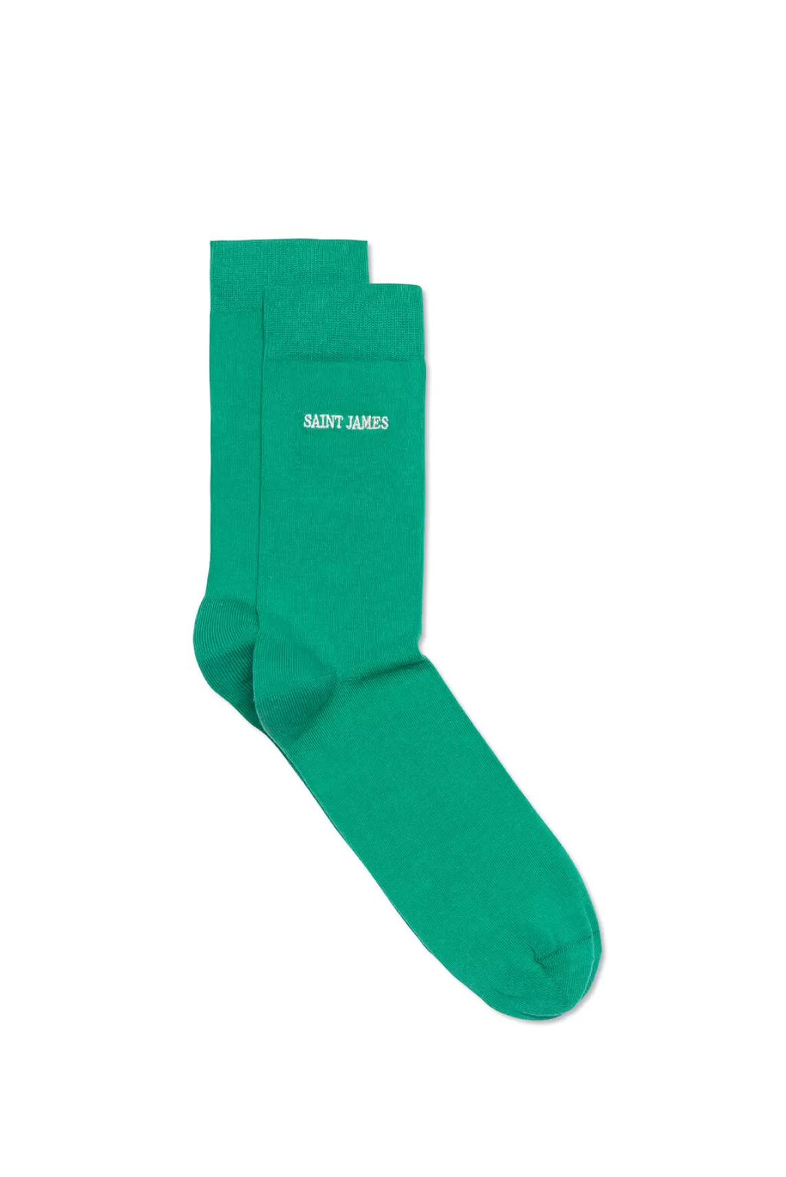 SAINT JAMES Chaussettes unies brodées ''