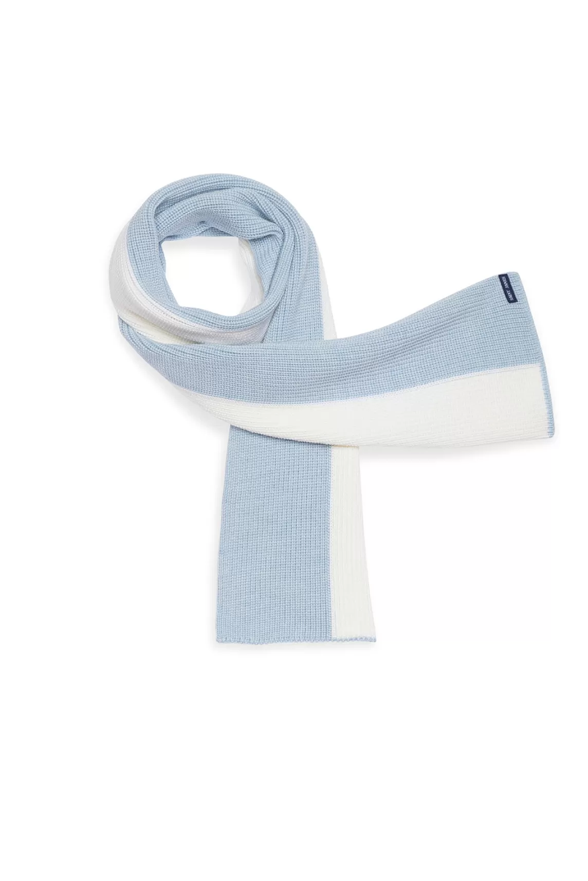 SAINT JAMES Echarpe en laine bicolore Canoe