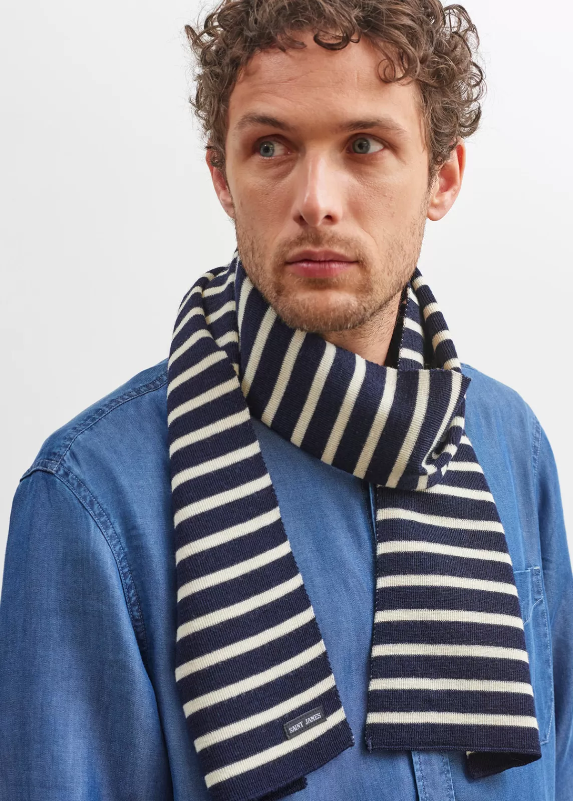 SAINT JAMES Echarpe rayée Scarf