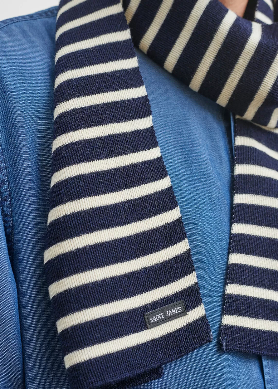 SAINT JAMES Echarpe rayée Scarf