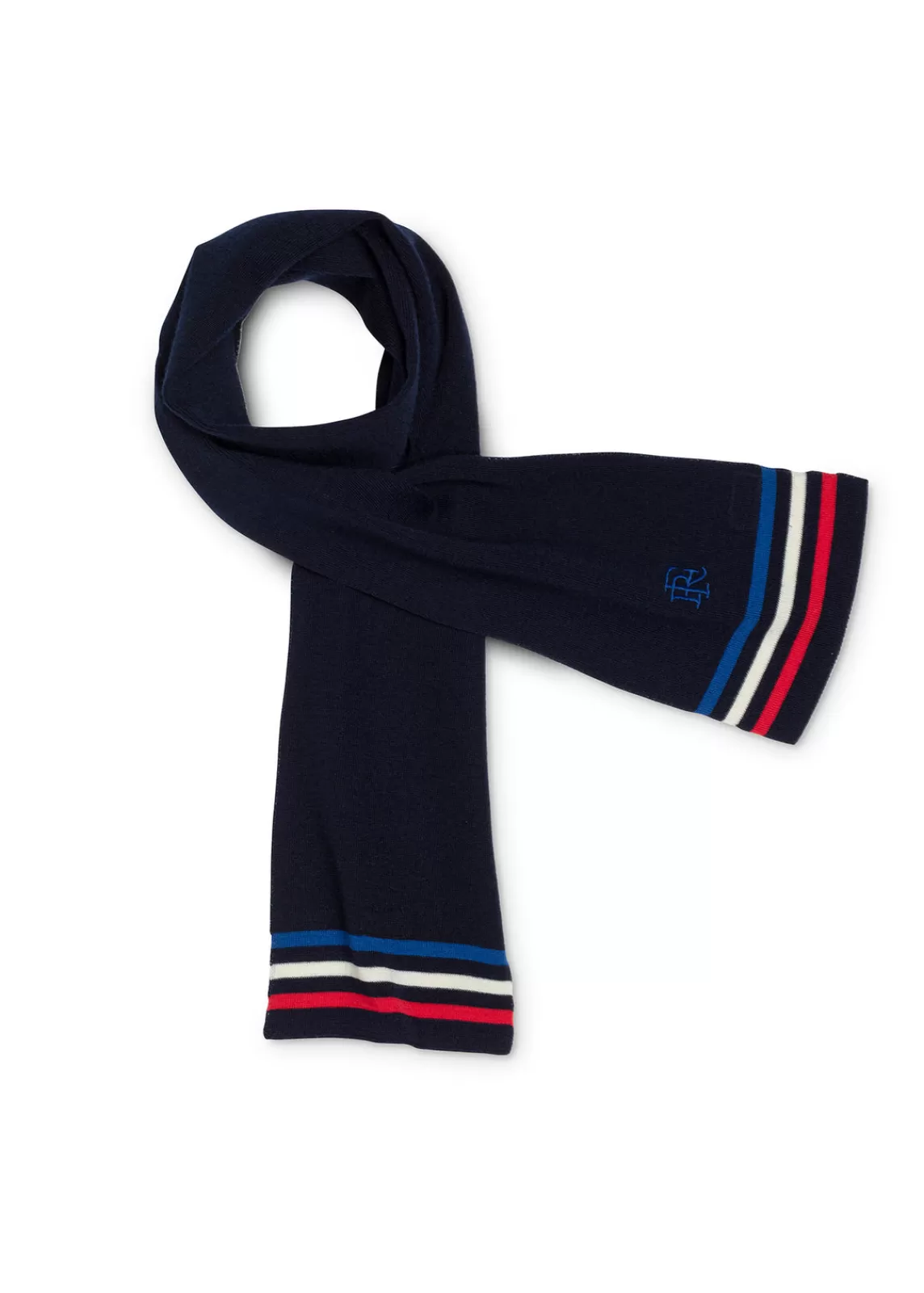 SAINT JAMES Echarpe tricolore en laine