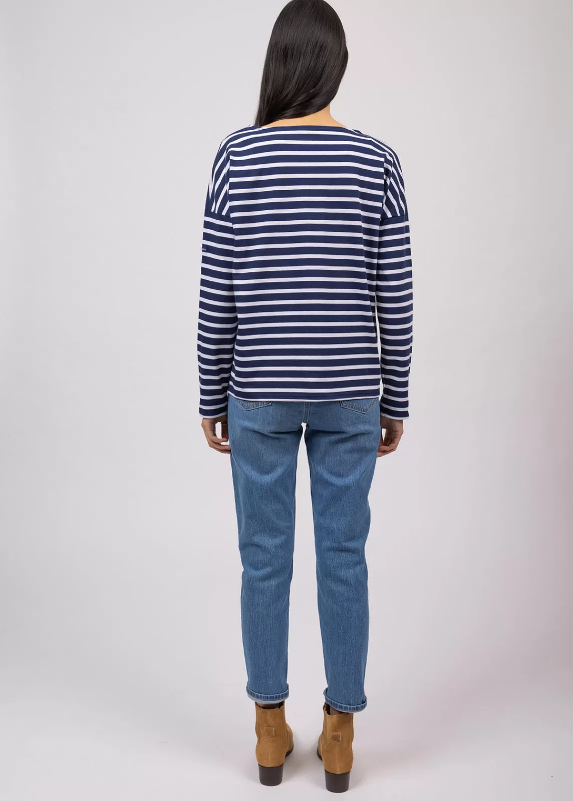 Femme SAINT JAMES Marinière oversize Minquiers Drop