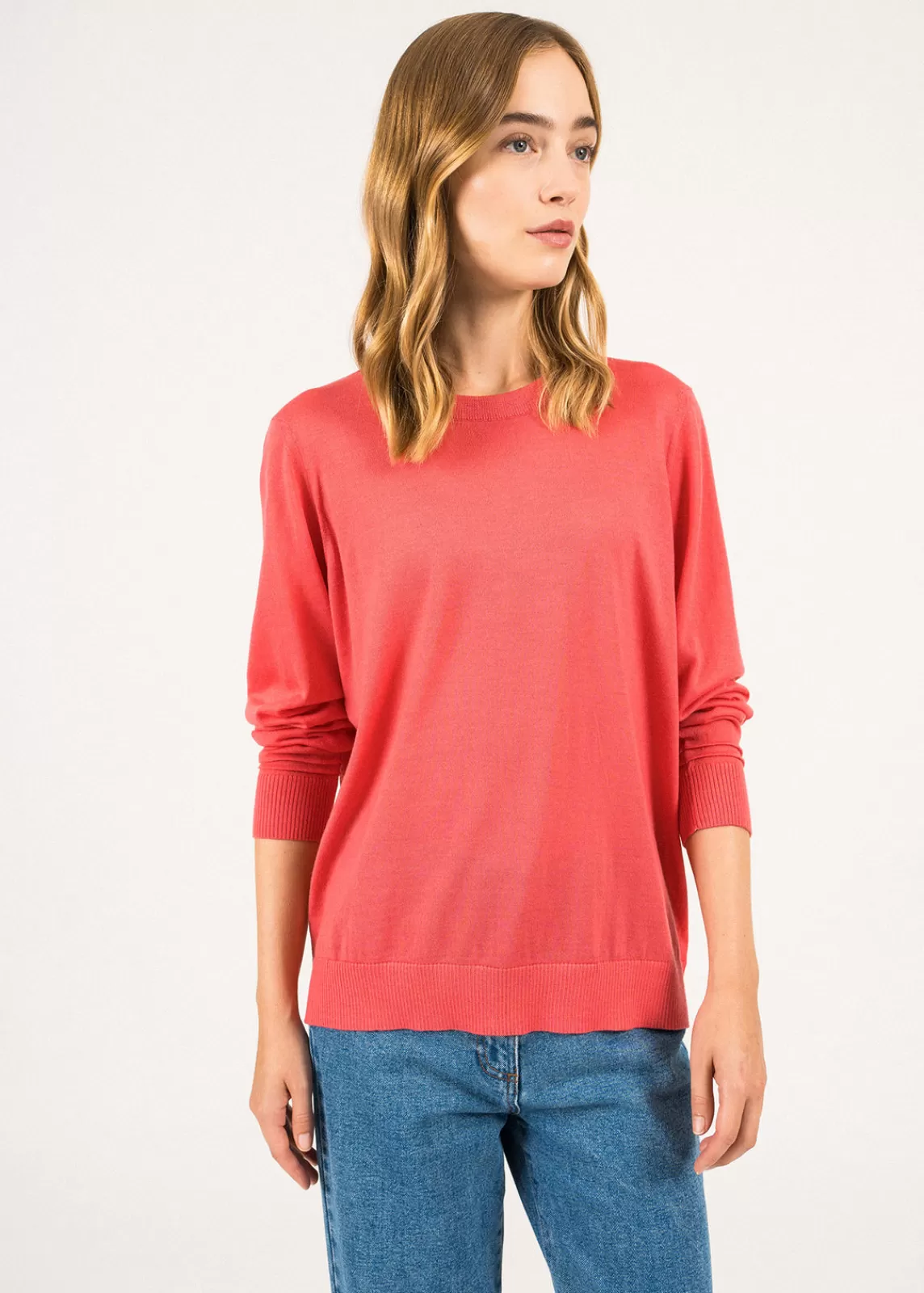 Femme SAINT JAMES Pull col rond Newport