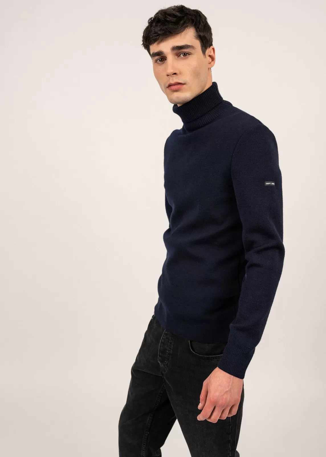 Homme SAINT JAMES Pull col roulé Bretagne