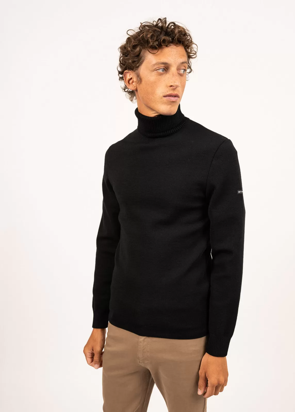 Homme SAINT JAMES Pull col roulé Bretagne