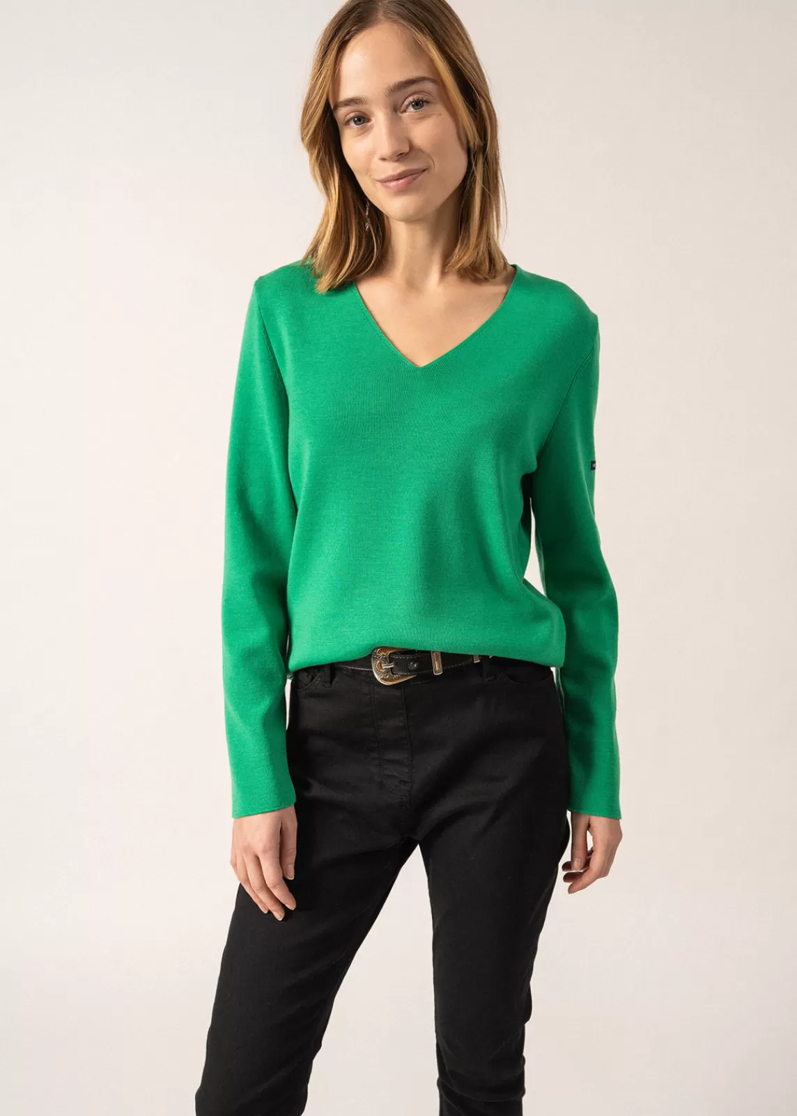 Femme SAINT JAMES Pull col V Bréhat