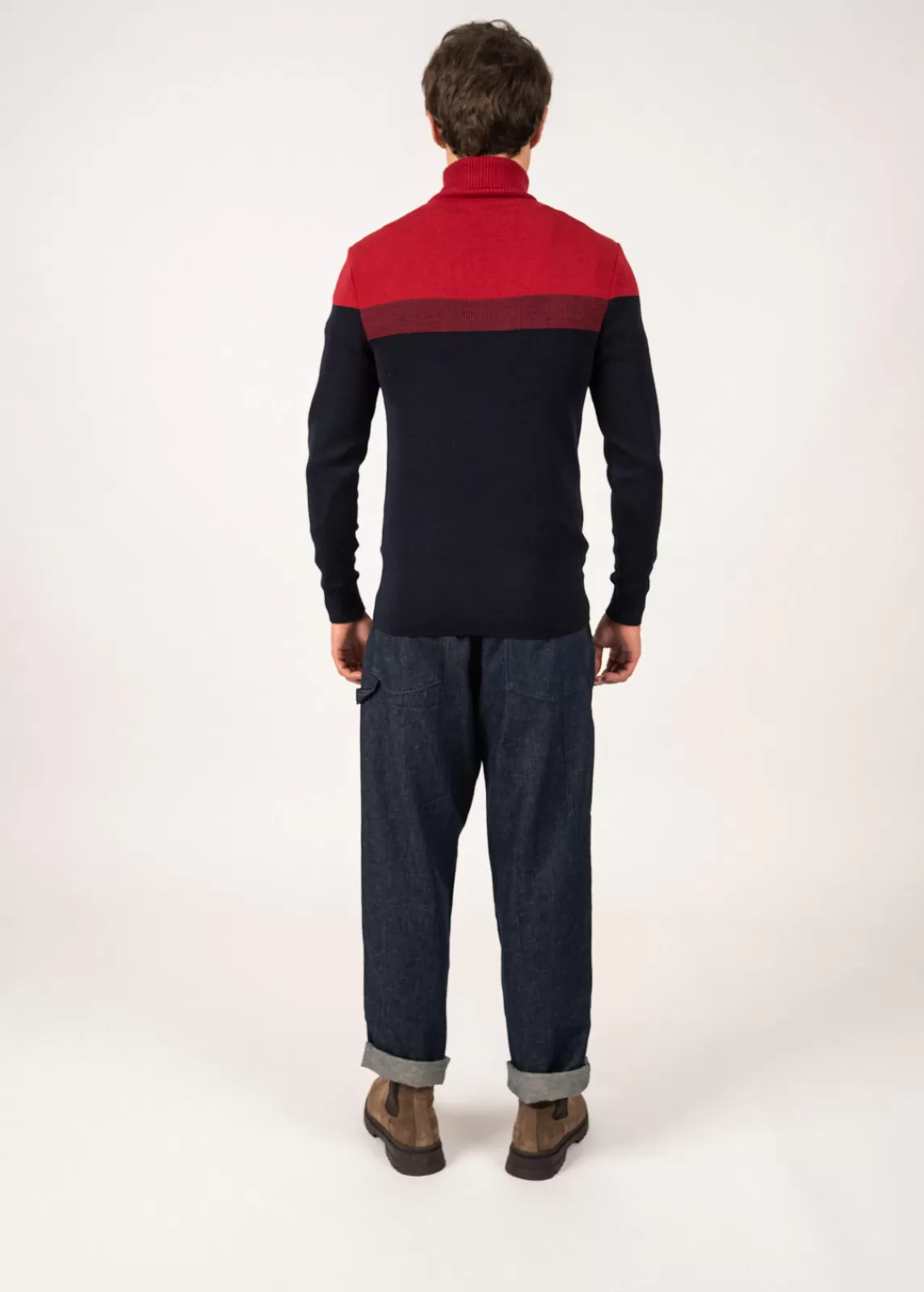 Homme SAINT JAMES Pull marin Bretagne Roulé
