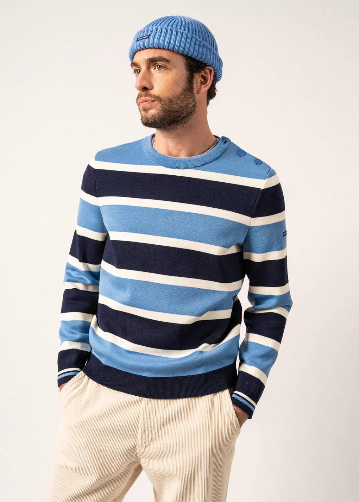 Homme SAINT JAMES Pull marin Cancale Campus