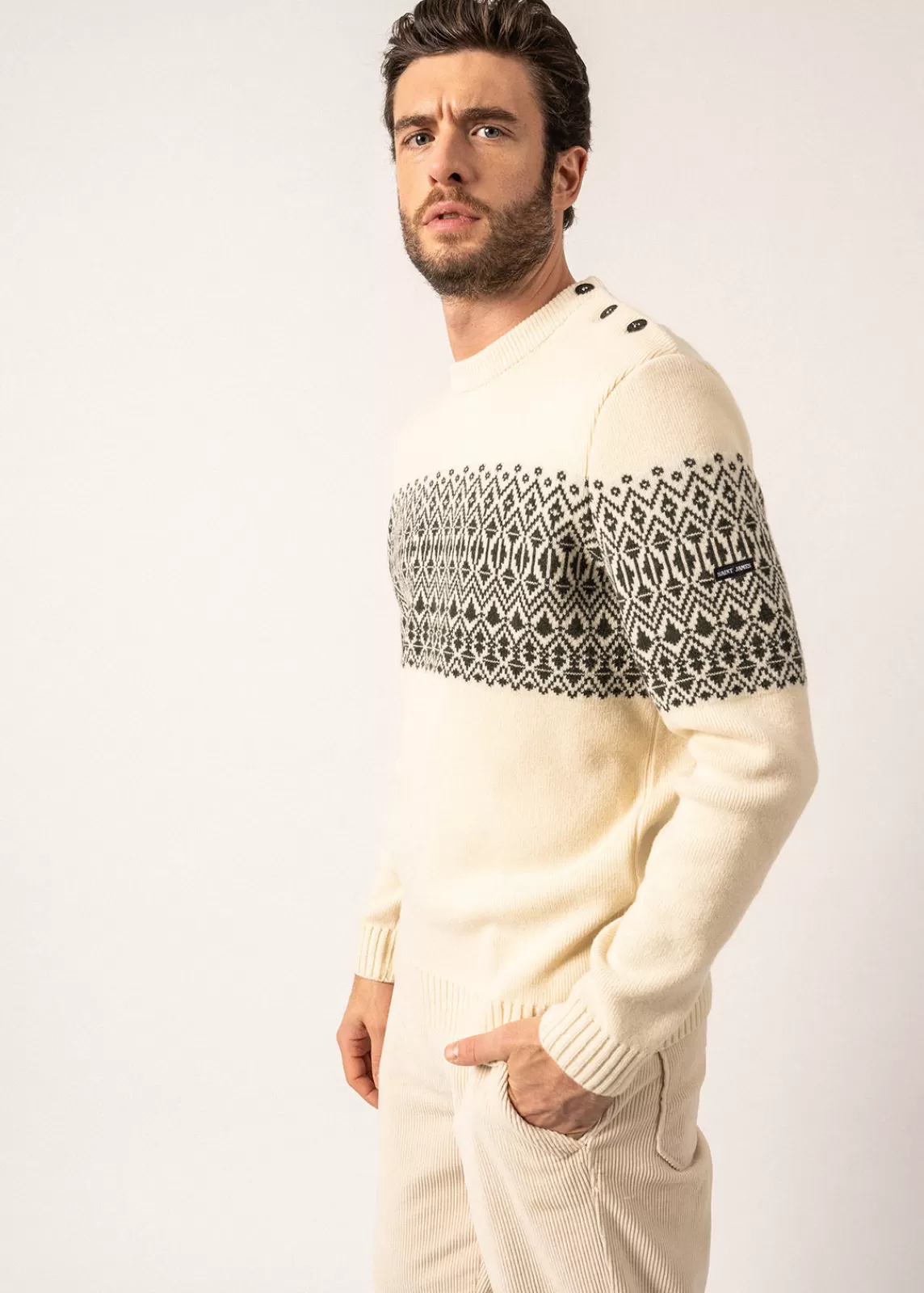 Homme SAINT JAMES Pull marin Cancale Escapade