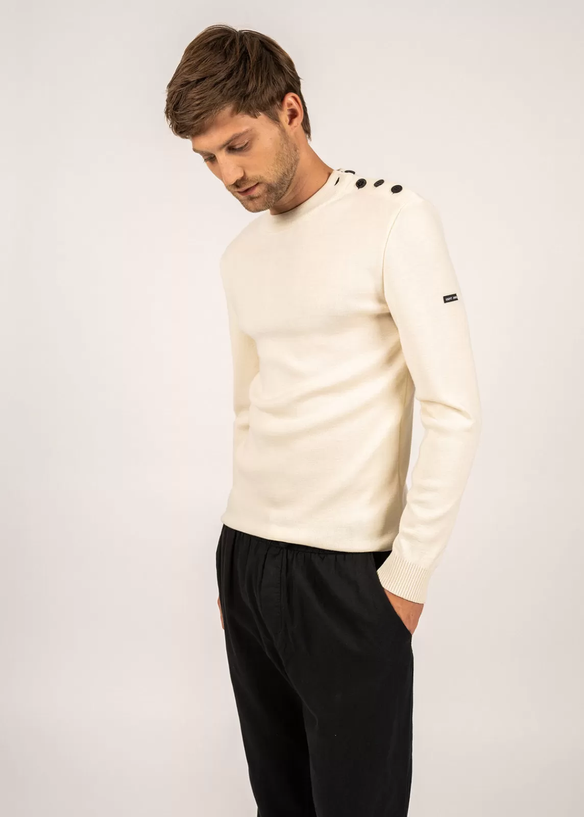 Homme SAINT JAMES Pull marin en laine Estran