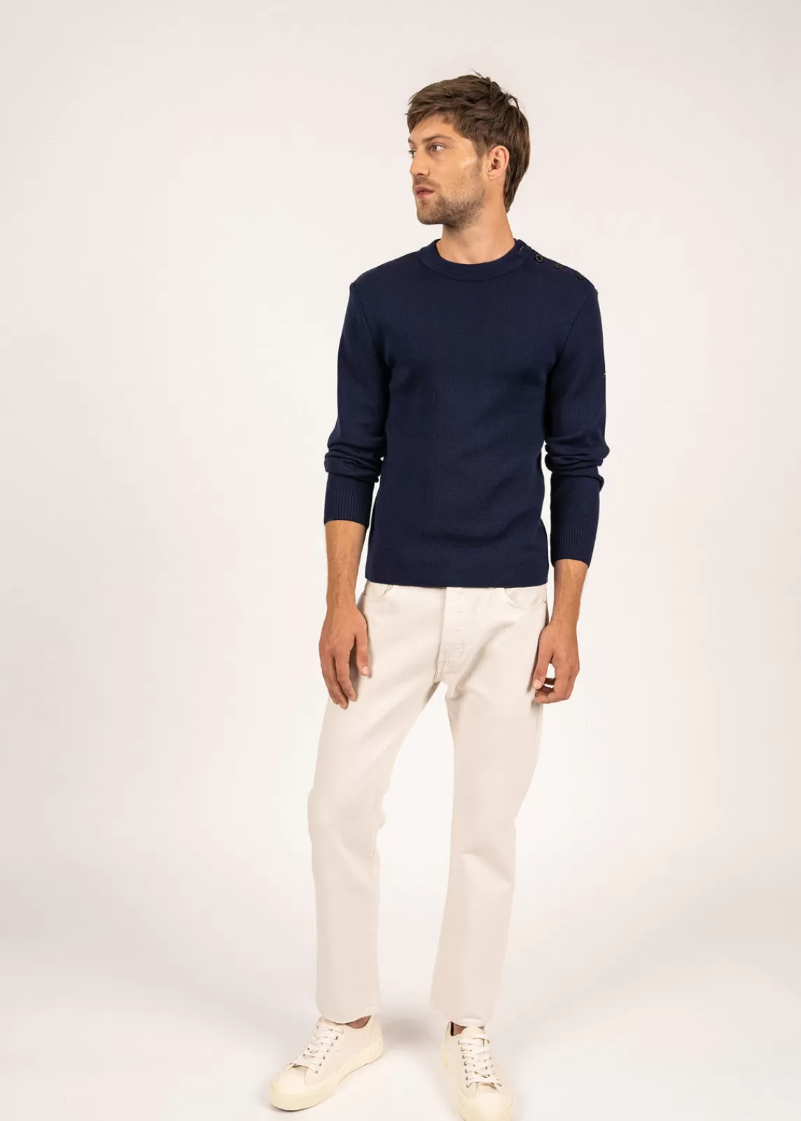 Homme SAINT JAMES Pull marin en laine Estran