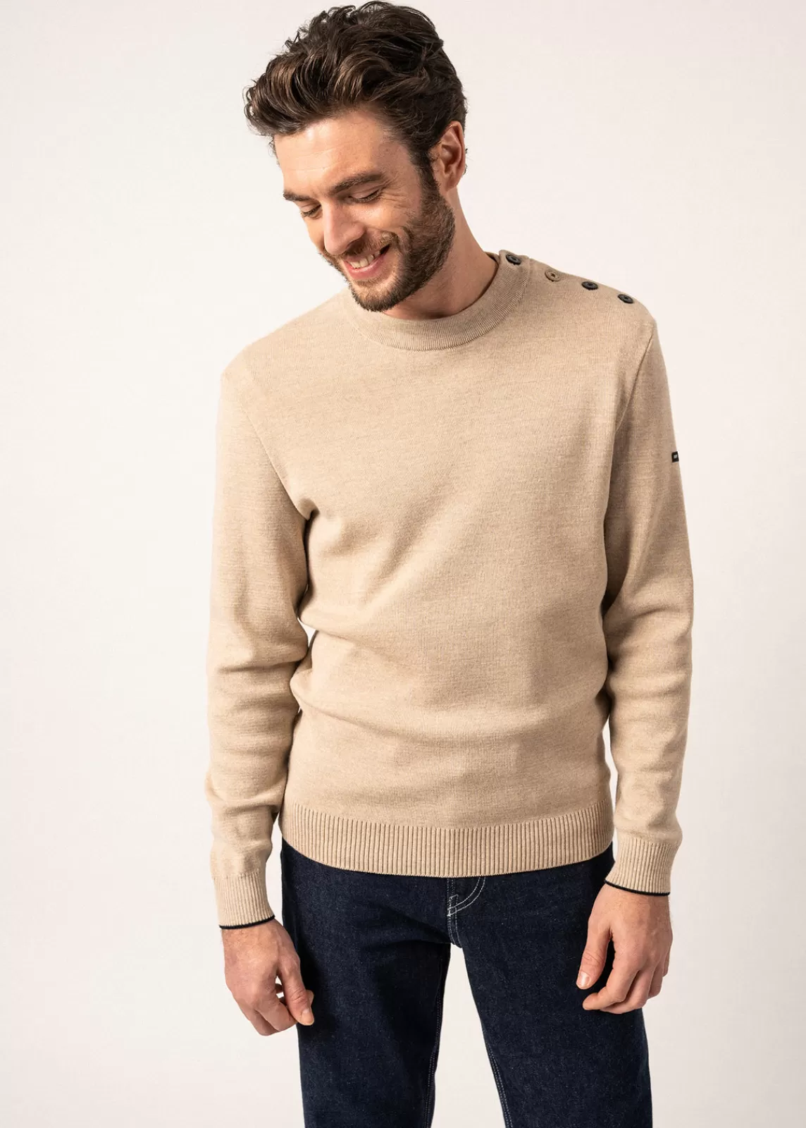 Homme SAINT JAMES Pull marin en laine Rives