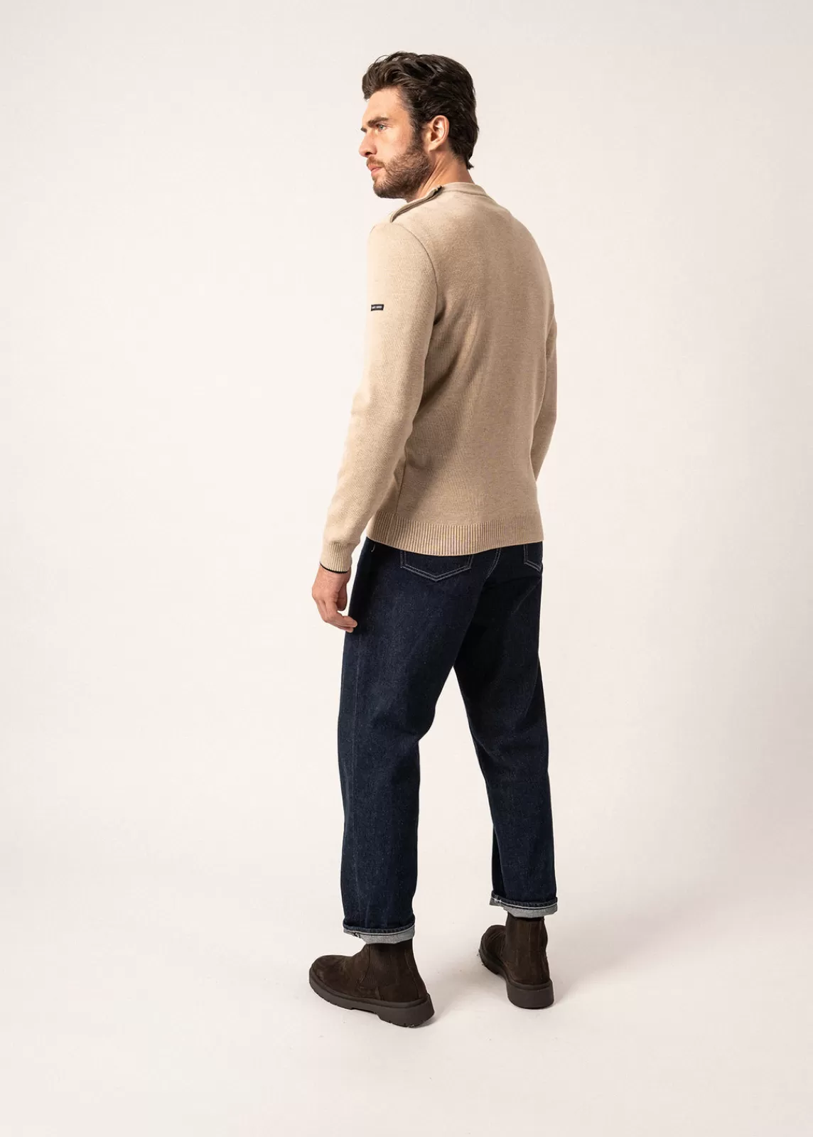 Homme SAINT JAMES Pull marin en laine Rives