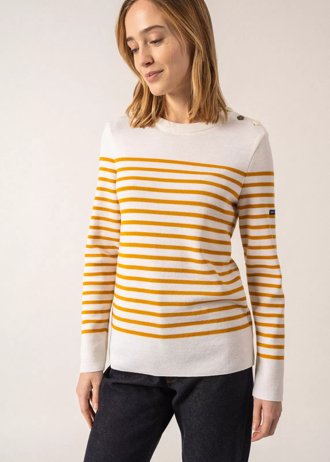 Femme SAINT JAMES Pull marin rayé Brégançon