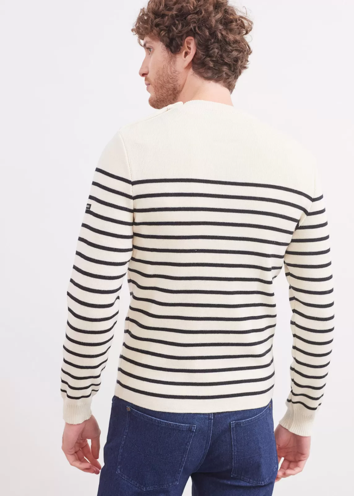 Homme SAINT JAMES Pull marin rayé Galiote