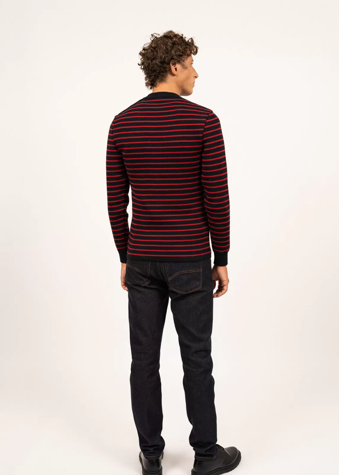 Homme SAINT JAMES Pull marin rayé Matelot