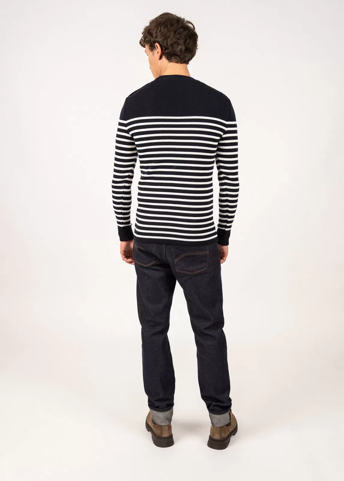 Homme SAINT JAMES Pull marin rayé Rochefort