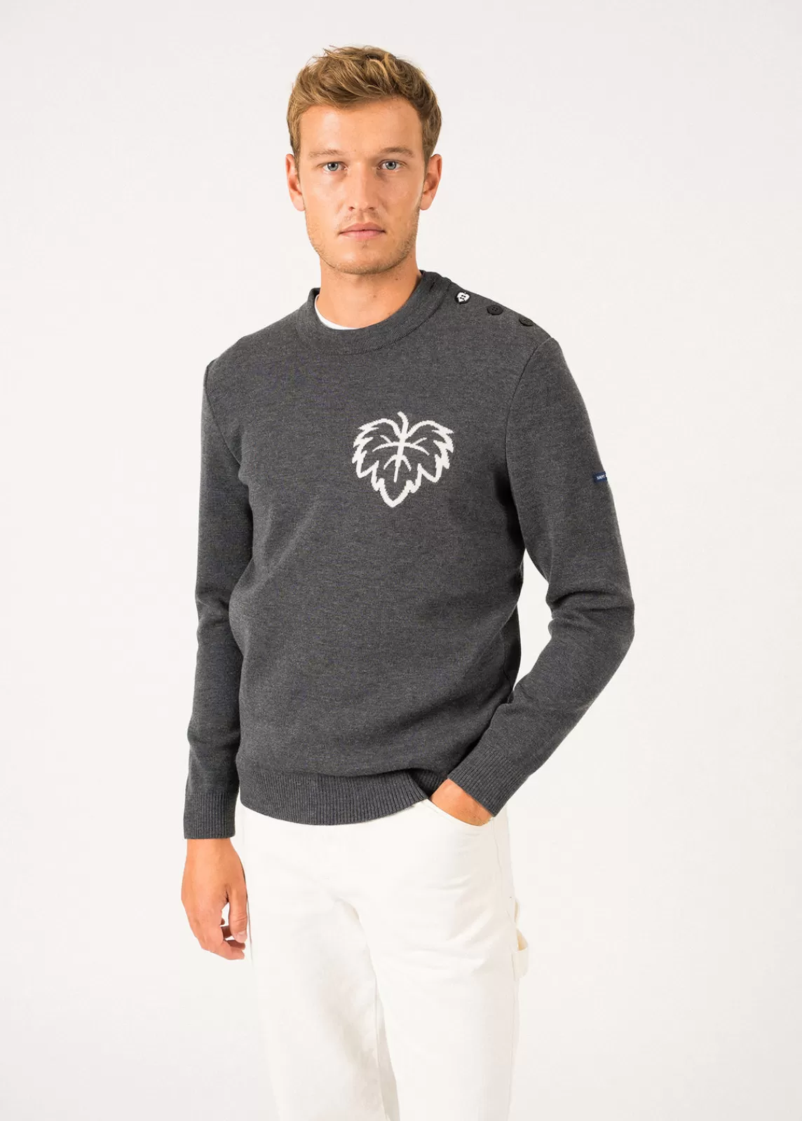 Homme SAINT JAMES Pull marin Terre-Mer