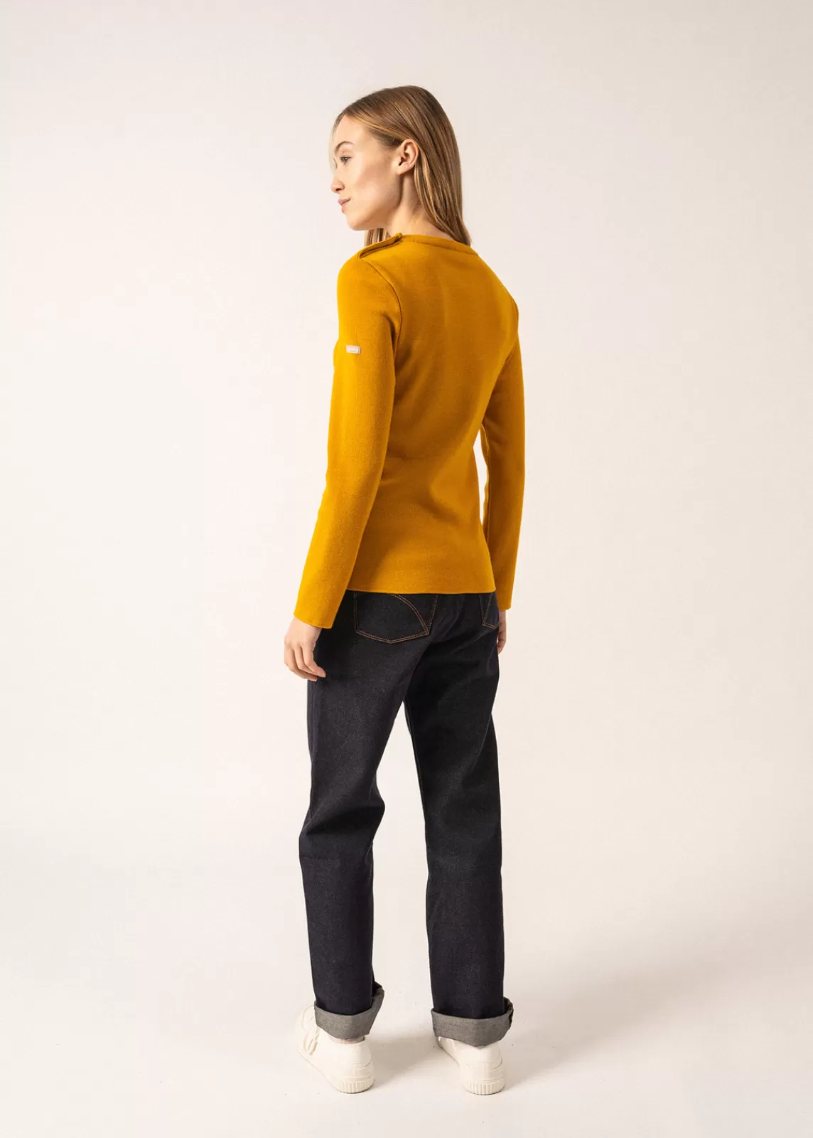 Femme SAINT JAMES Pull marin uni Marée