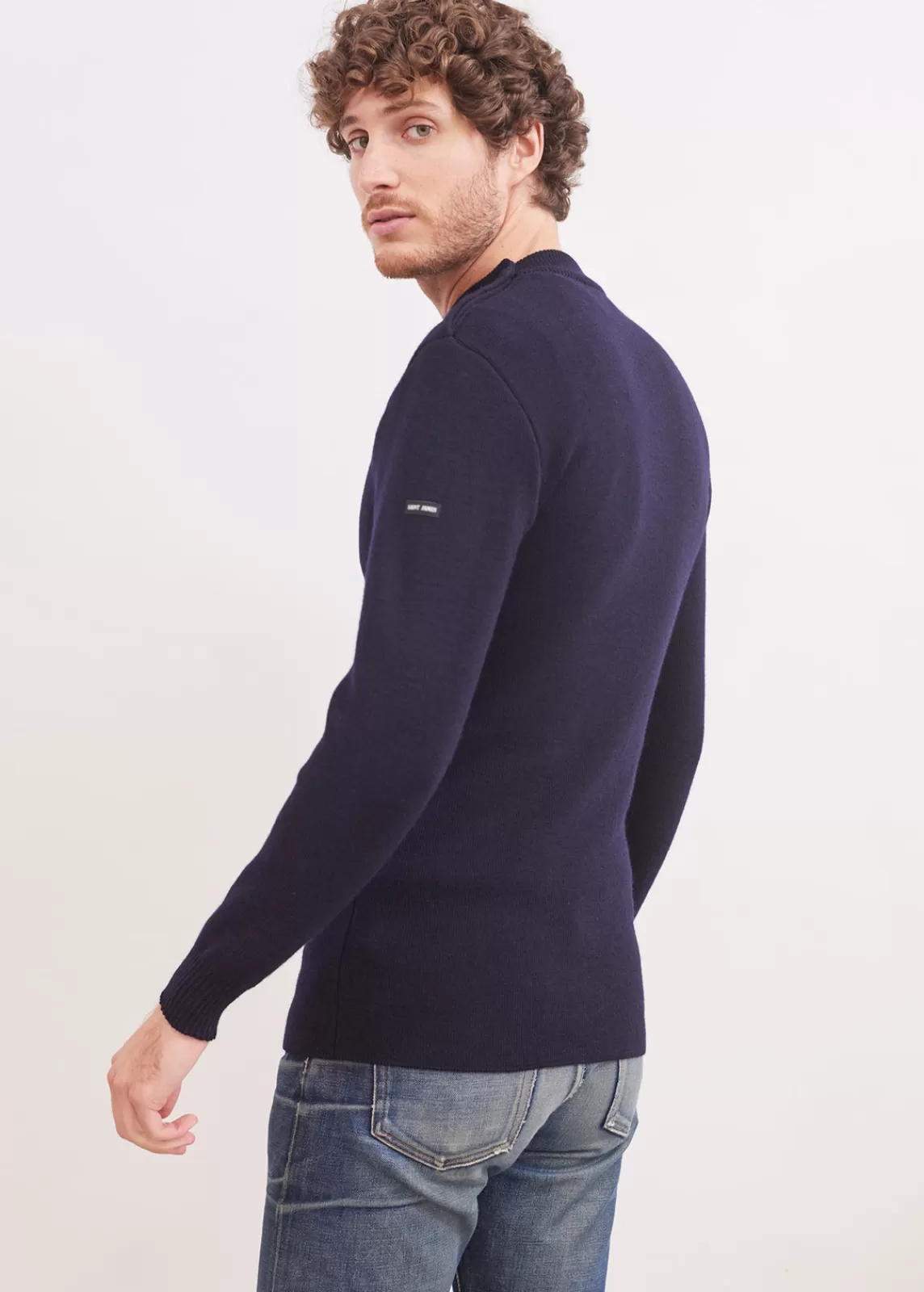 Homme SAINT JAMES Pull marin uni Officier