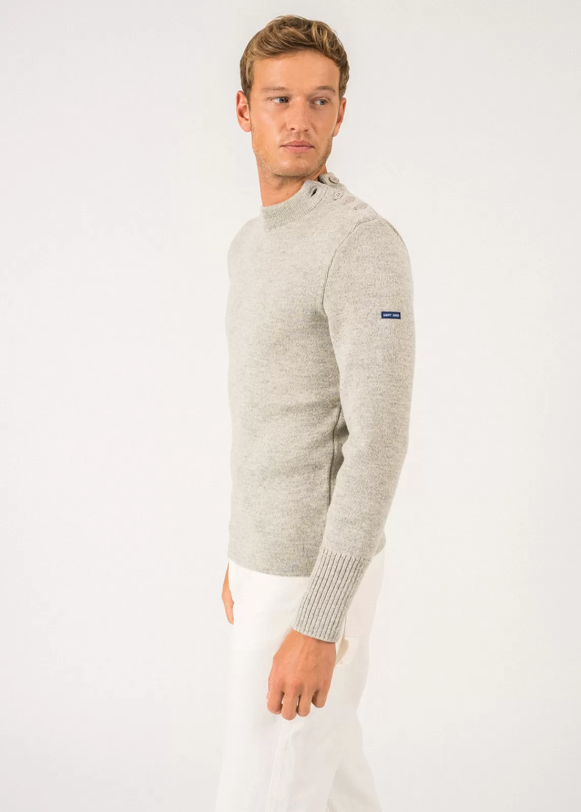 Homme SAINT JAMES Pull marin uni Paris