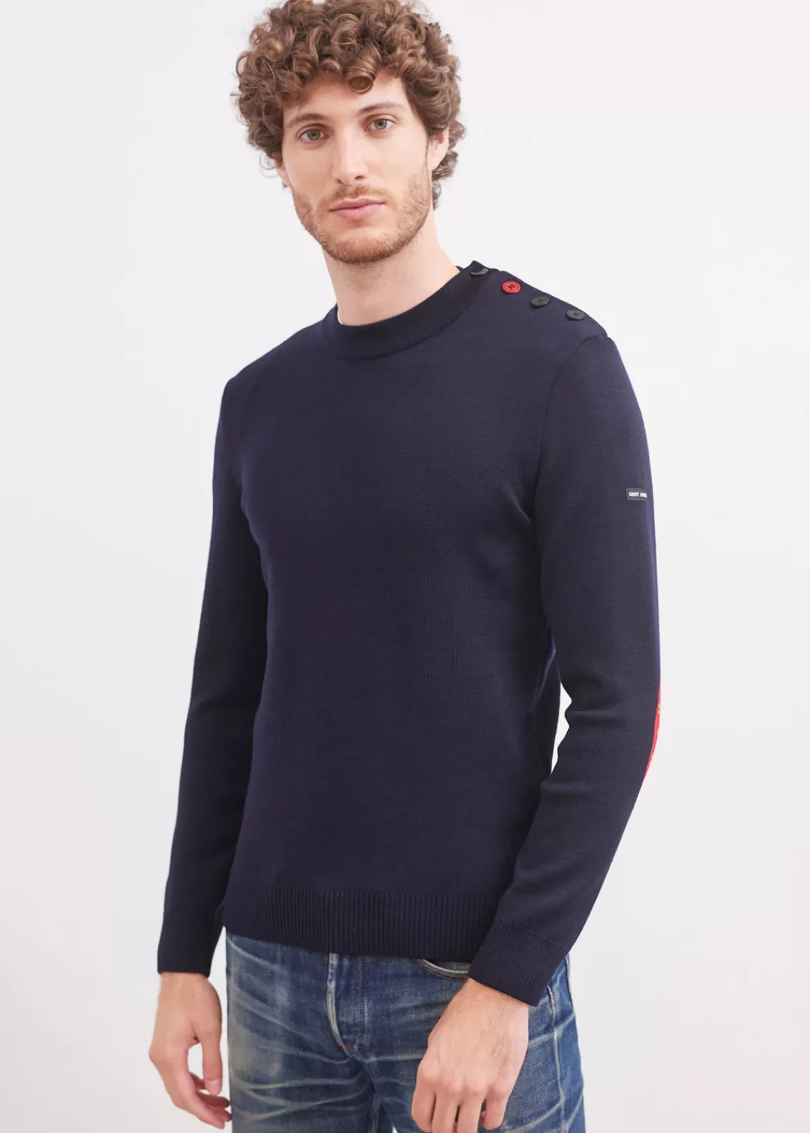 Homme SAINT JAMES Pull Mondiovision Normandie